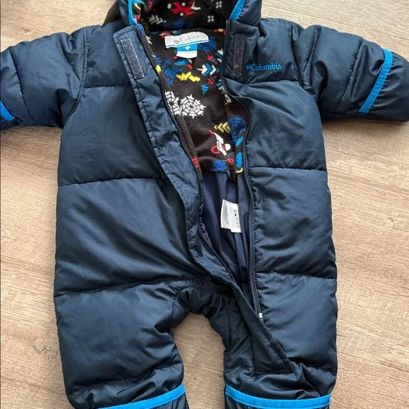 Baby Snowsuit Bunting Columbia Unisex Neutral 3-6 Months - Picture 7 of 9